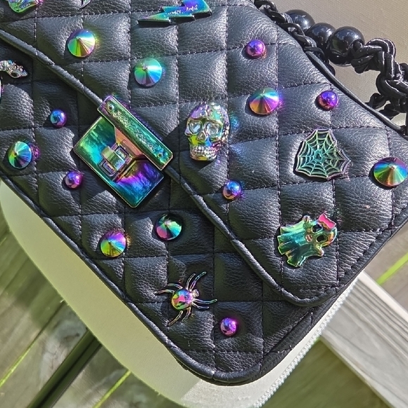 Betsy Johnson Iridescent Halloween Inspired Purse - Picture 4 of 17